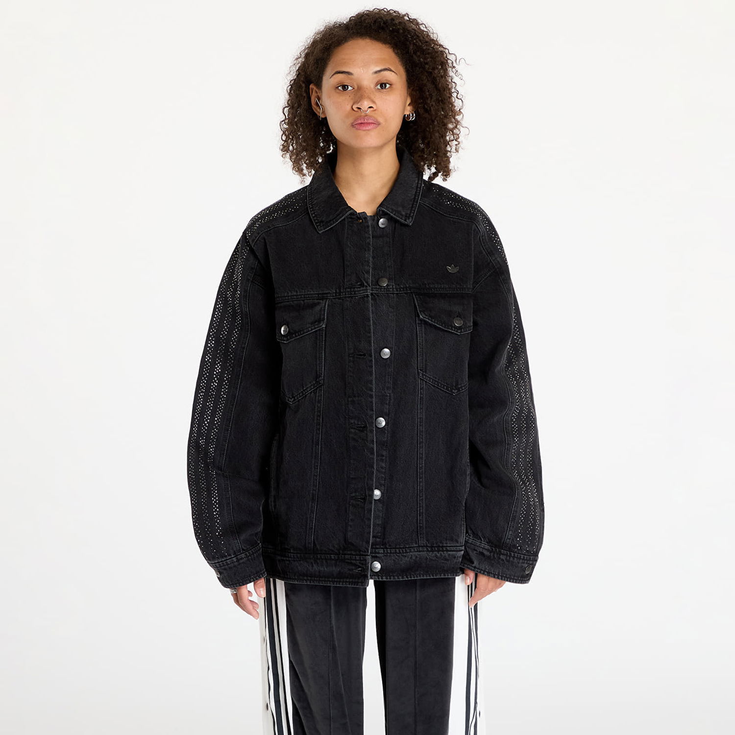 Bunda adidas Originals Atlanta Denim Jacket Black Čierna | IW3103, 0
