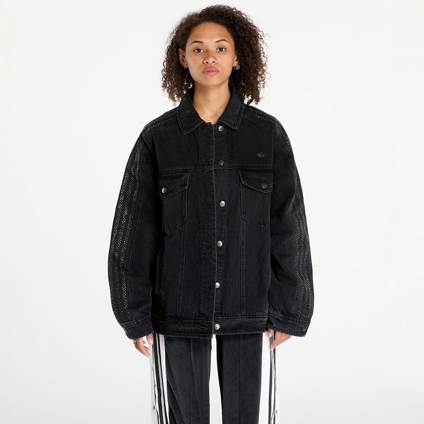 Bunda adidas Originals Atlanta Denim Jacket Black Čierna | IW3103