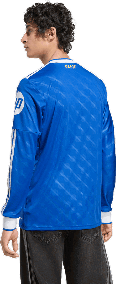 Dres adidas Originals adidas Originals Real Madrid Long Sleeve 3rd Jersey Modrá | jw4054, 5