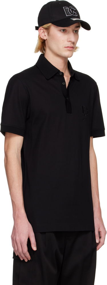 Polo tričko Dolce & Gabbana DG Embroidery Polo Shirt Čierna | G8SG0ZG7N4P, 1