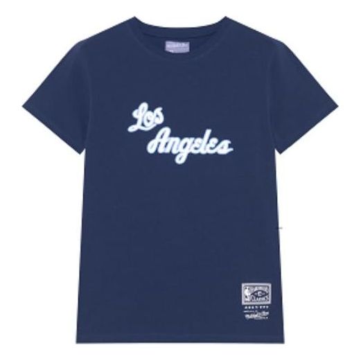 Tričko Mitchell & Ness Mitchell & Ness Los Angeles Lakers NBA Team T-Shirt Navy | MN23SSSXT001