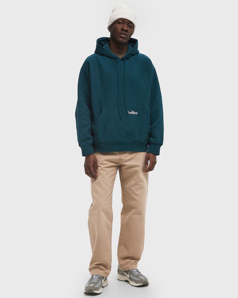 Mikina Carhartt WIP Carhartt WIP Label Script Hoodie Modrá | I034430_2M1_XX