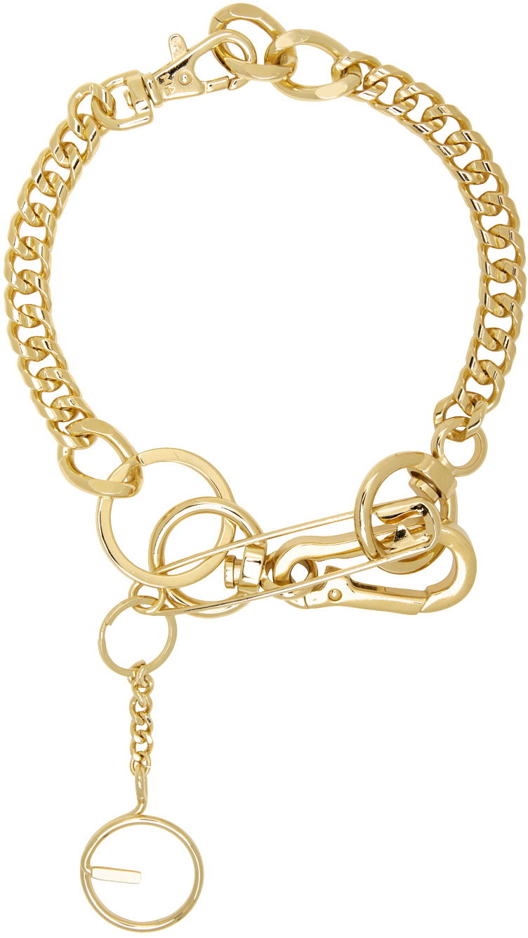 Kľúčenka MARTINE ALI Martine Ali Cecile Chain Keychain Žltá | MA2291502-HSG-SS23, 0