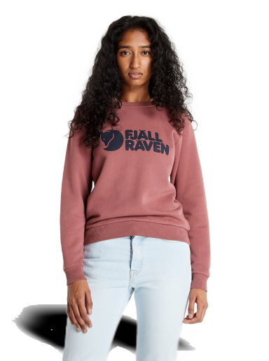 Mikina FJÄLLRÄVEN Logo Sweater Fialová | F84143-410