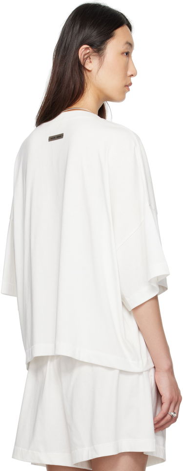 Tričko Fear of God Fear of God ESSENTIALS Boxy T-Shirt Biela | 125SP255894FW, 2