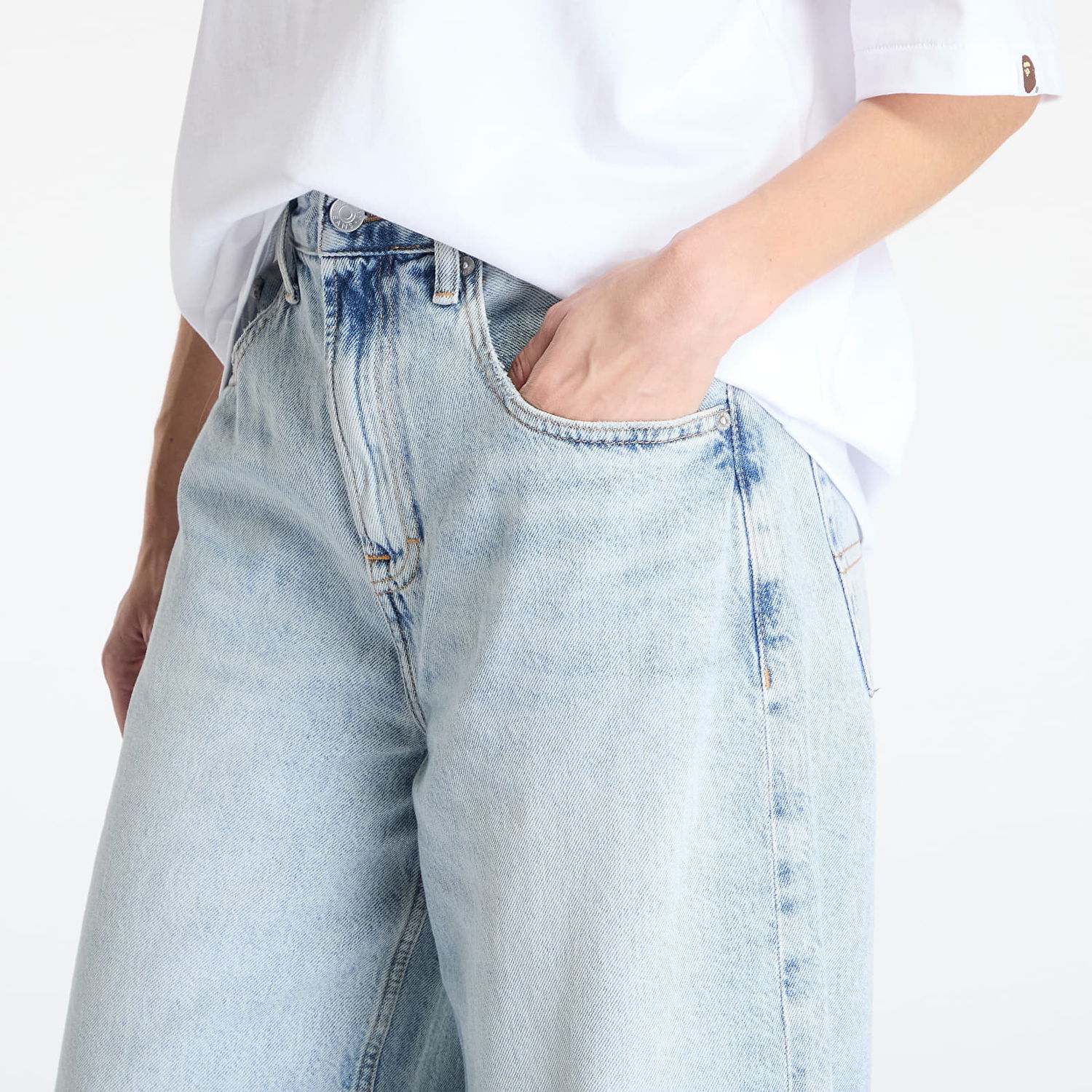 Džínsy Tommy Hilfiger Tommy Jeans Charlie Loose Wide Jeans W25/L30 Modrá | DW0DW20015 1AB, 1