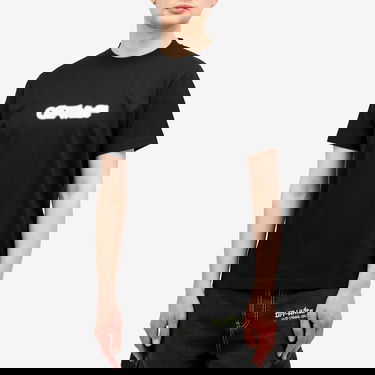 Tričko Off-White Spray Arrow Slim T-Shirt, Size Large Čierna | OMAA027S25JER00B1001, 2