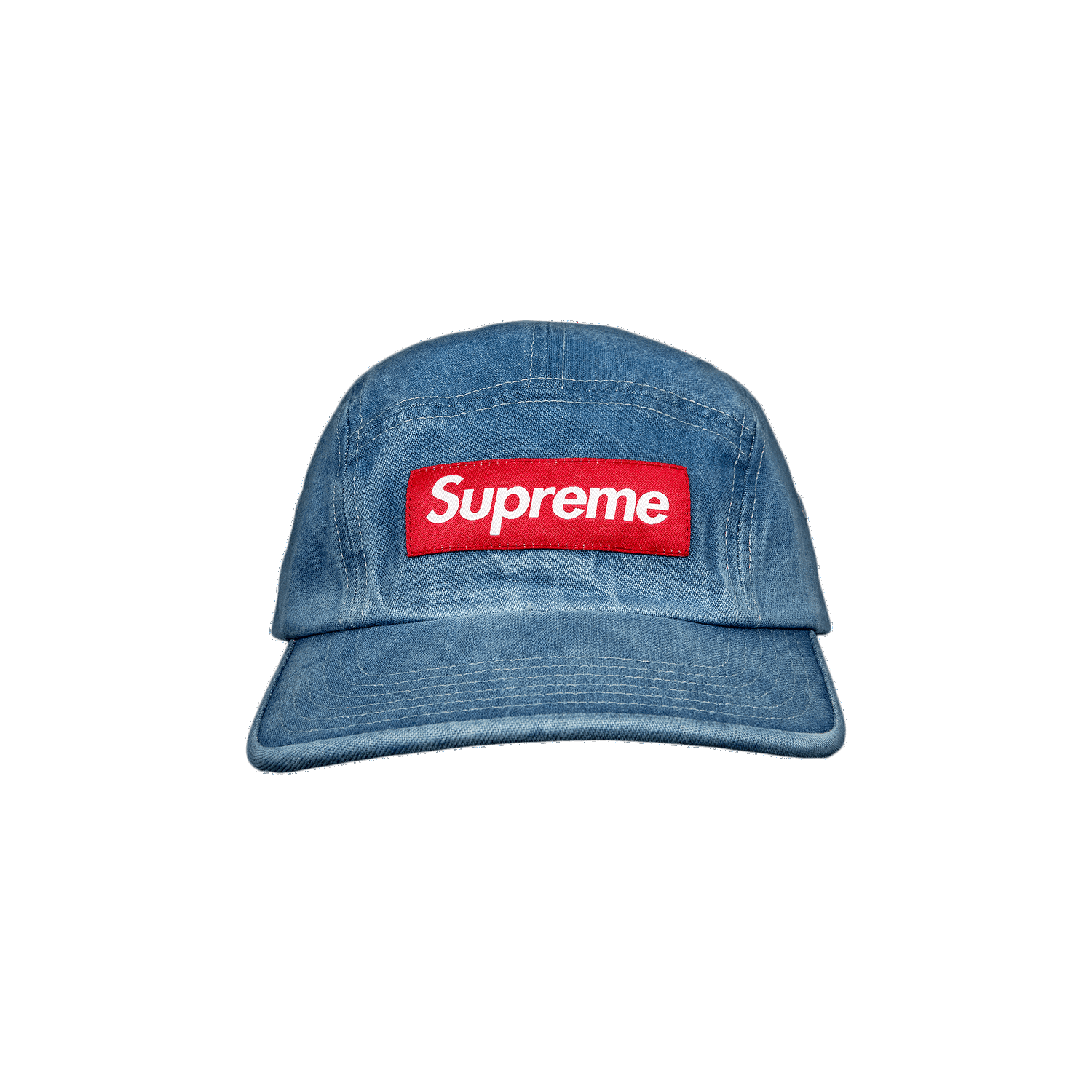 Šiltovka Supreme Washed Chino Twill Camp Cap Modrá | SS21H52 DENIM, 0