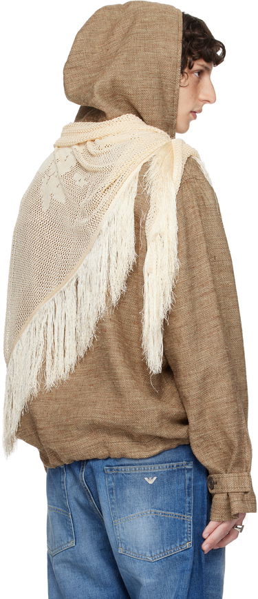 Šál OUR LEGACY OUR LEGACY WORK SHOP Fringed Knit Scarf Hnedá | WS2258TAF, 2