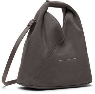 Taška cez rameno Maison Margiela MM6 Maison Margiela Sweat Varsity Print Crossbody Bag Šedá | SB6WD0026 P7261, 2