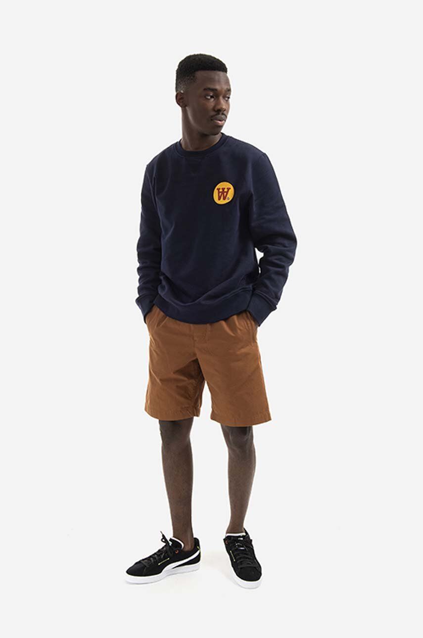 Šortky WOOD WOOD Alfred Crispy Check Shorts Hnedá | 12215210.5274, 1