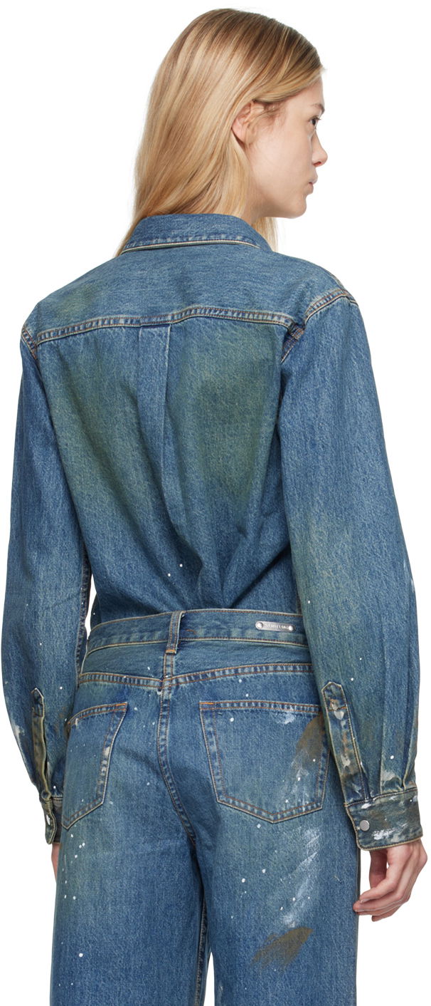 Helmut Lang Painted Denim Shirt