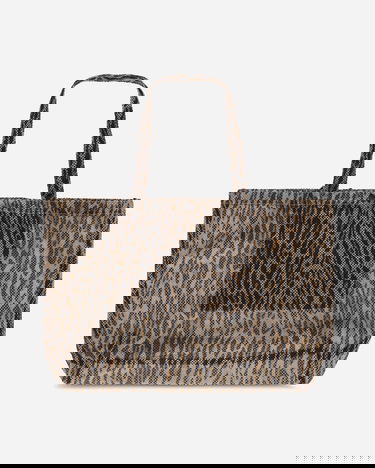 Tote bag WACKO MARIA Speak Easy Leopard Tote Bag Hnedá | 25SS-WMA-BG06 BEIGE, 0