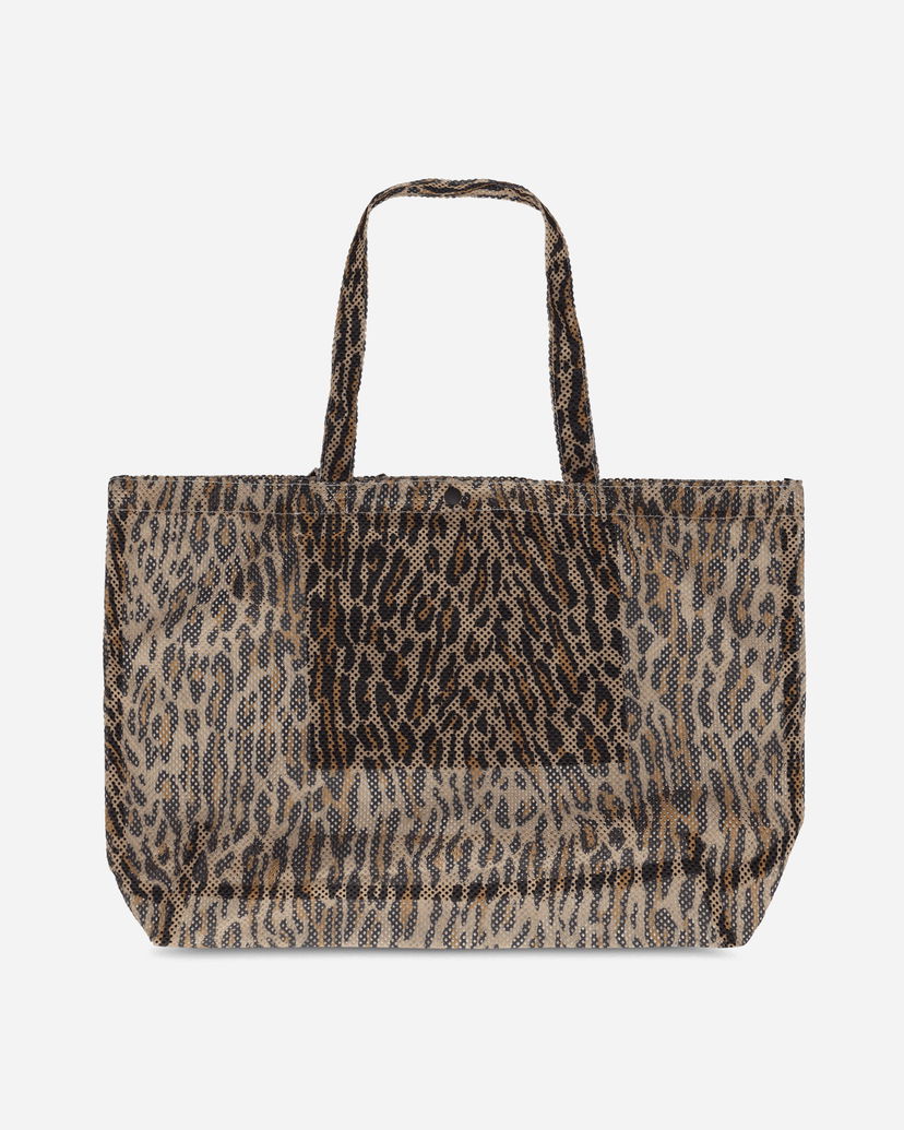 Tote bag WACKO MARIA Speak Easy Leopard Tote Bag Hnedá | 25SS-WMA-BG06 BEIGE