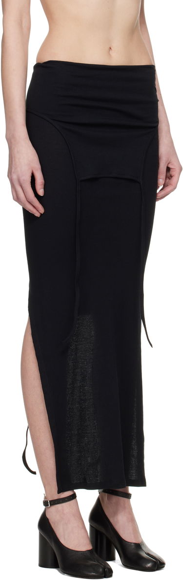 Sukňa Eckhaus Latta Eckhaus Latta Flip Midi Skirt Čierna | 1206-EL-PS25-A -, 1