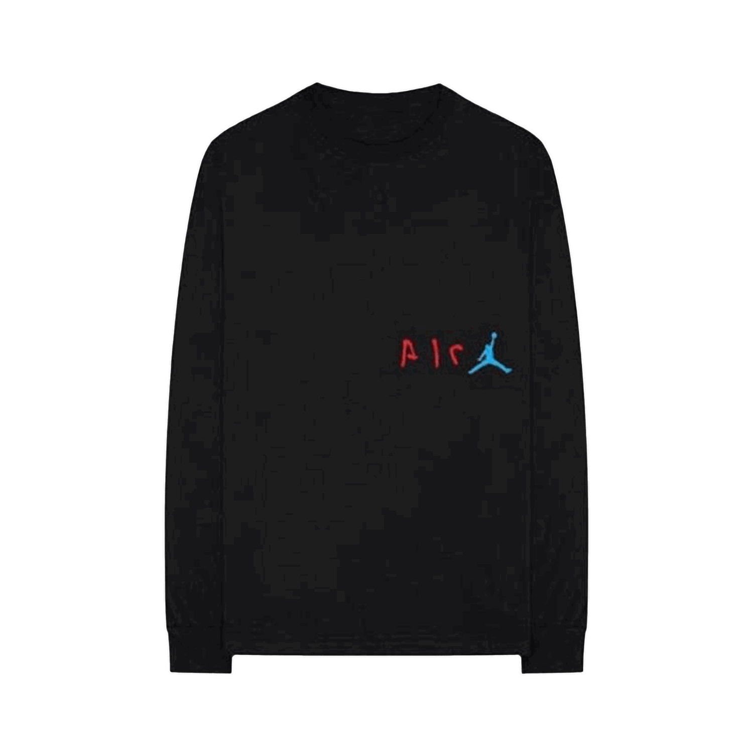 Tričko Cactus Jack by Travis Scott Air Jordan x Long-Sleeve T-Shirt I Čierna | CI3648 010, 0