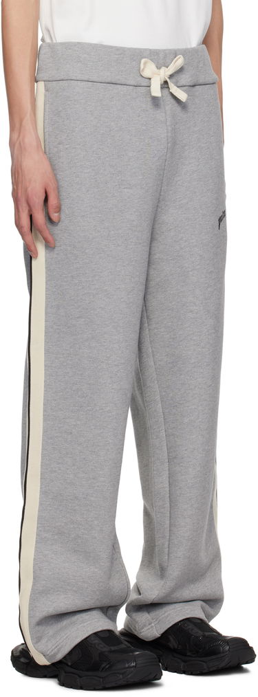 Tepláky Palm Angels Palm Angels Curved Logo Sweatpants Šedá | PMCH02BS25FLE0010810, 1