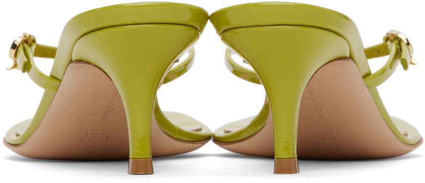 Doplnky Gianvito Rossi Gianvito Rossi Ribbon Thong Heeled Sandals Zelené | G15320.55RIC.VER, 1