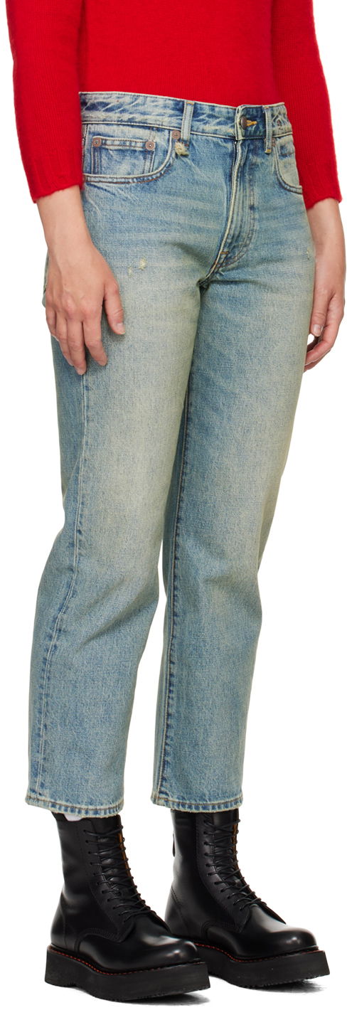 Džínsy R13 R13 Romeo Jeans Modrá | R13WD103-D206A, 1