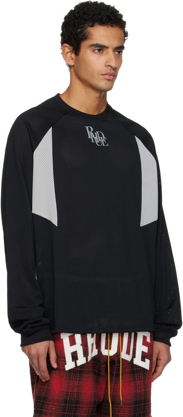 Tričko Rhude Mesh Moto LS T-shirt Čierna | RHPF25SR03012, 1