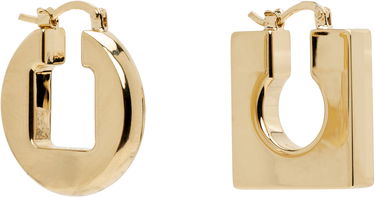 Náušnice Jacquemus JACQUEMUS 'The Rond Carée' Asymmetric Hoop Earrings Metalická | 23HJWW00567AOT4005, 1