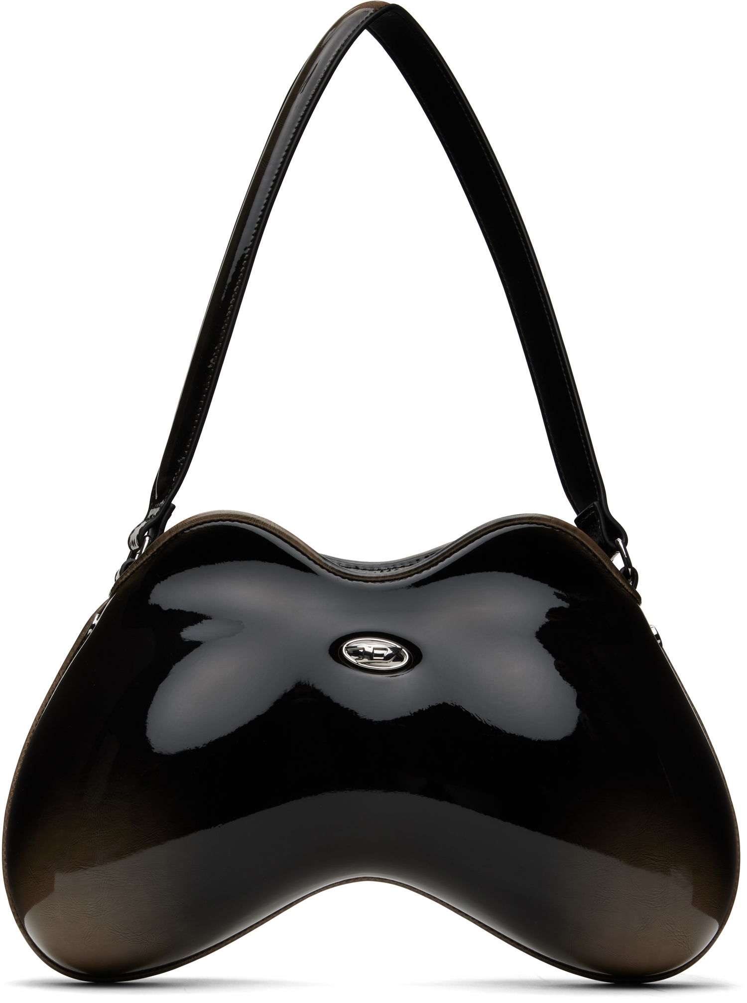Taška cez rameno Diesel Diesel Double-D Shoulder Bag Čierna | X10327-P8008-H0202, 0