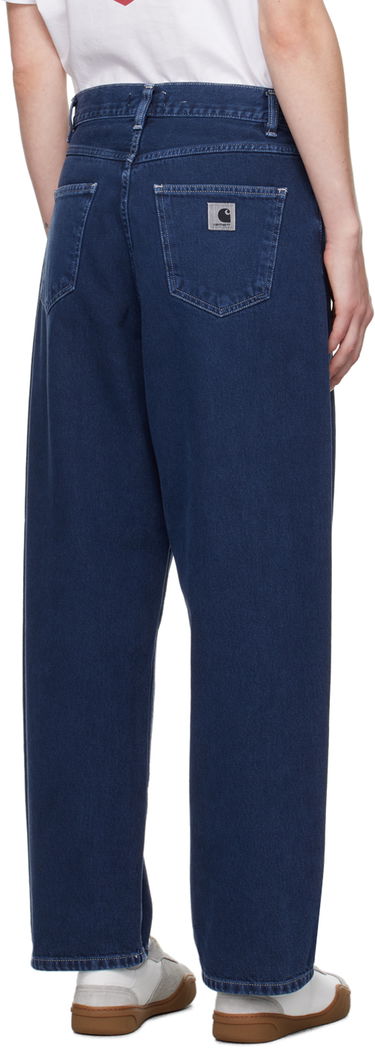 Džínsy Carhartt WIP Work In Progress Blue Denim Loose-Fit Jeans Navy | I033746 29L4J, 2