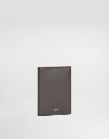 Peňaženka Dolce & Gabbana Dolce & Gabbana Calfskin Passport Holder Šedá | BP2215AV95680730, 1