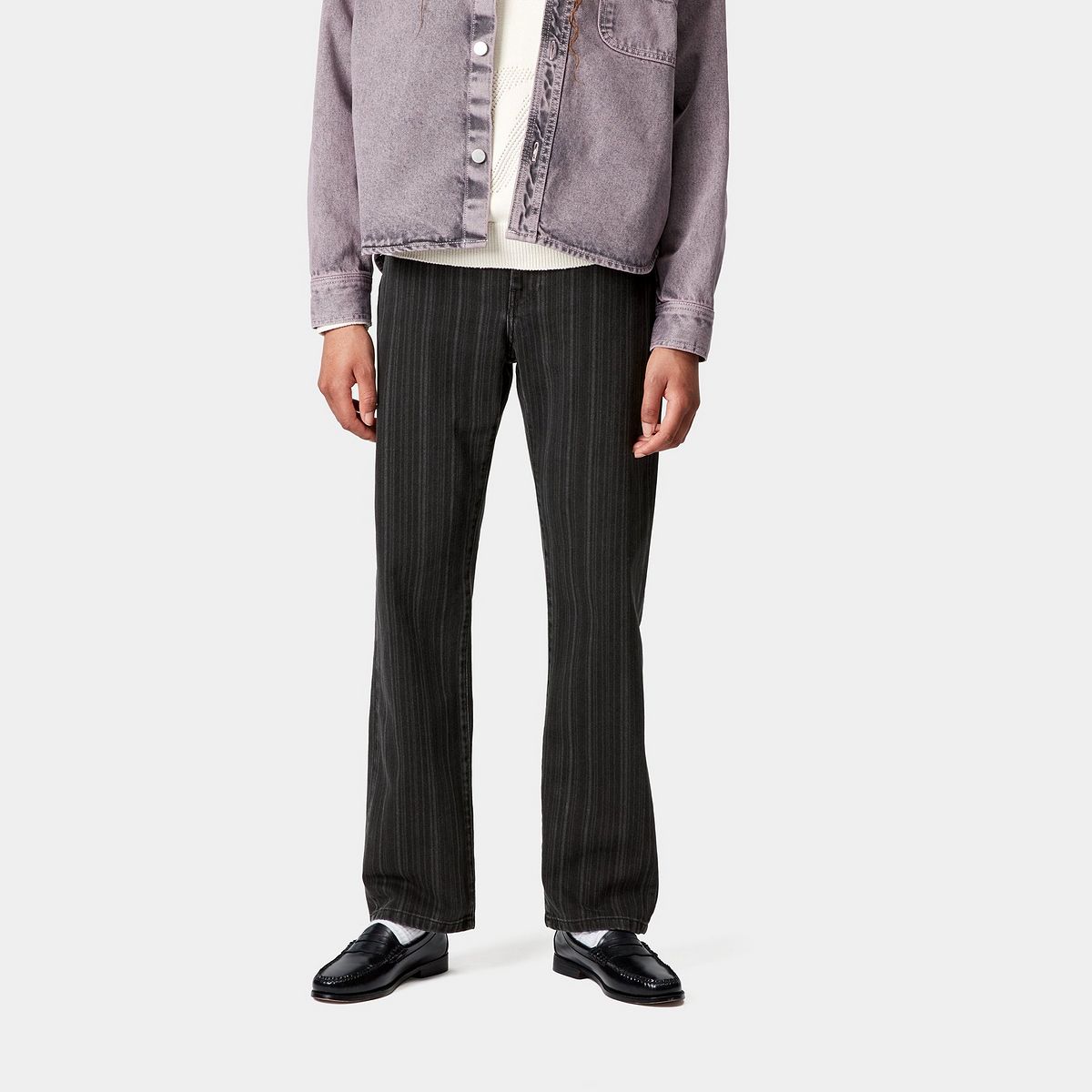Nohavice Carhartt WIP Carhartt WIP Rylan Stripe Pants Čierna | I035581_4, 0