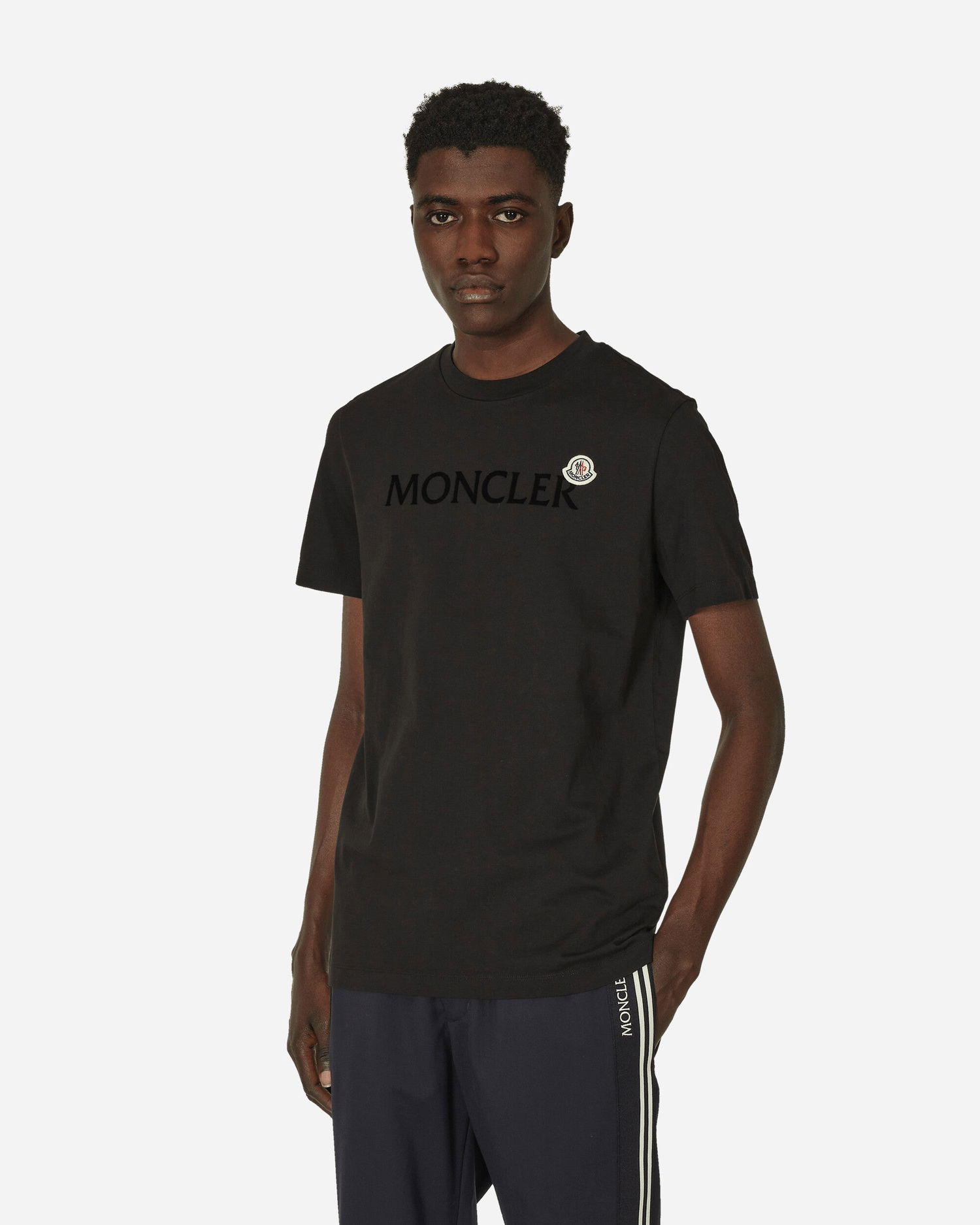 Tričko Moncler Logo Black Čierna | 8C000578390T 999, 1