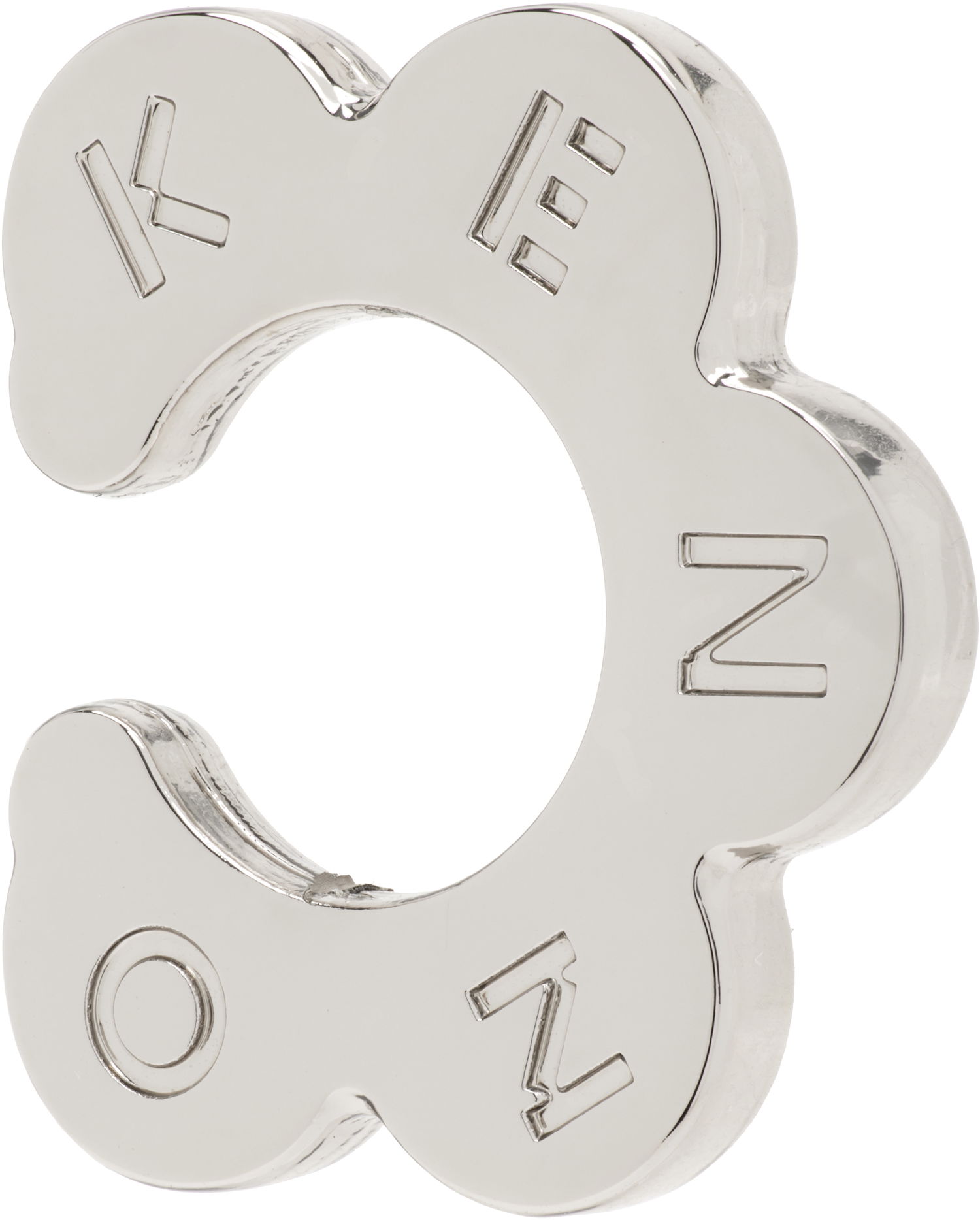 Náušnice KENZO Kenzo 'KENZO Stamp' Ear Cuff Metalická | FF58BI413M04, 1