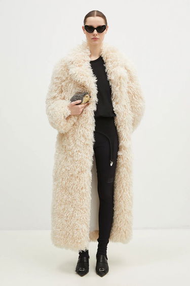 Kabáty Fiorucci Women's Long Faux Fur Coat Biela | U01FMOCO243FF02WH02, 5