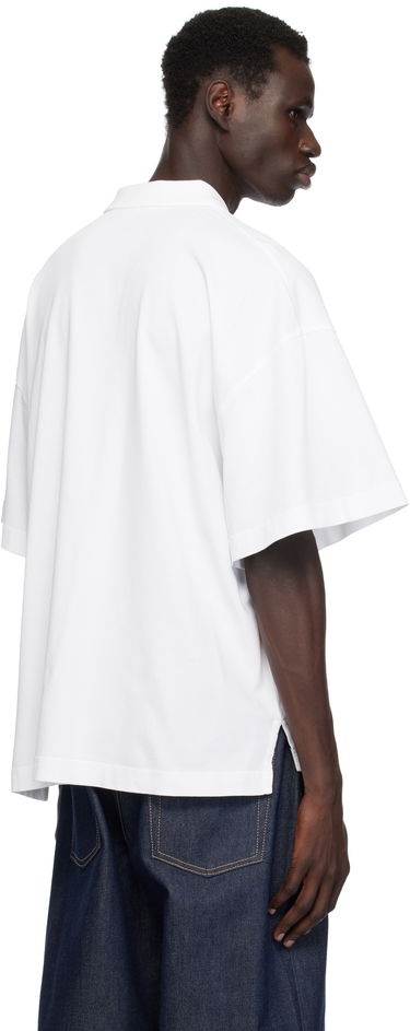 Polo tričko Alexander Wang Alexander Wang Short-Sleeve Polo Biela | 6CC1251073, 2