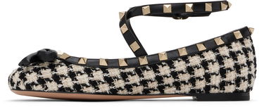 Starostlivosť o obuv Valentino Valentino Garavani Rockstud Tweed Ballerina Flats with Bow Detail Rôznofarebný | 6W2S0HB6MTB, 2