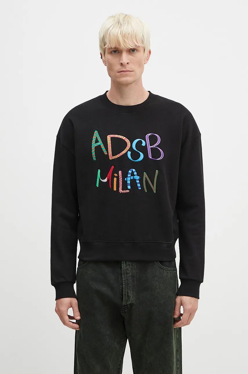 Mikina Andersson Bell Milan Embroidery Sweatshirt Čierna | atb1149u, 0