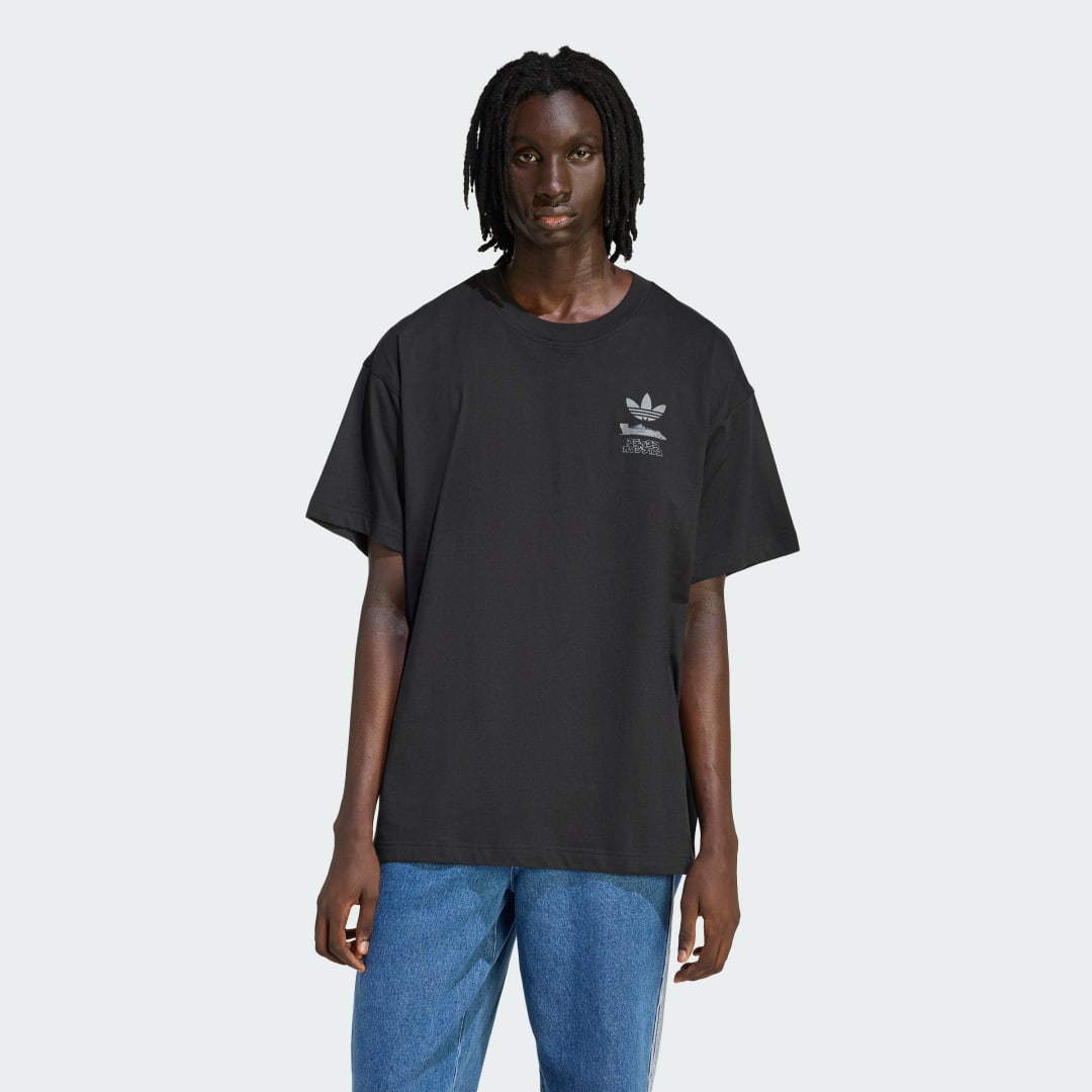 Tričko adidas Performance Racing Manga Graphic T-Shirt Čierna | HY2086, 0