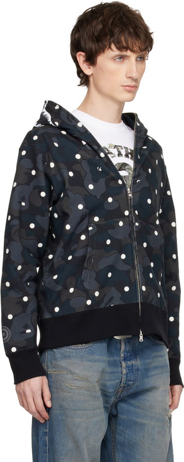 Mikina BAPE ABC Dot Shark Full Zip Hoodie Rôznofarebný | 001ZPL801302M, 1