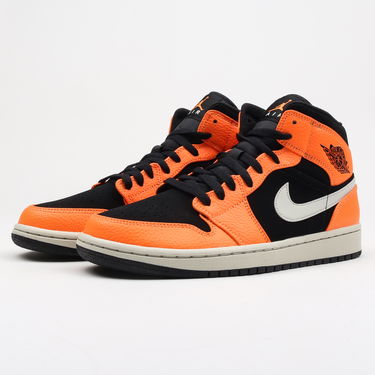 Tenisky a topánky Jordan Air Jordan 1 Mid "Black Cone" Oranžová | 554724-062, 1