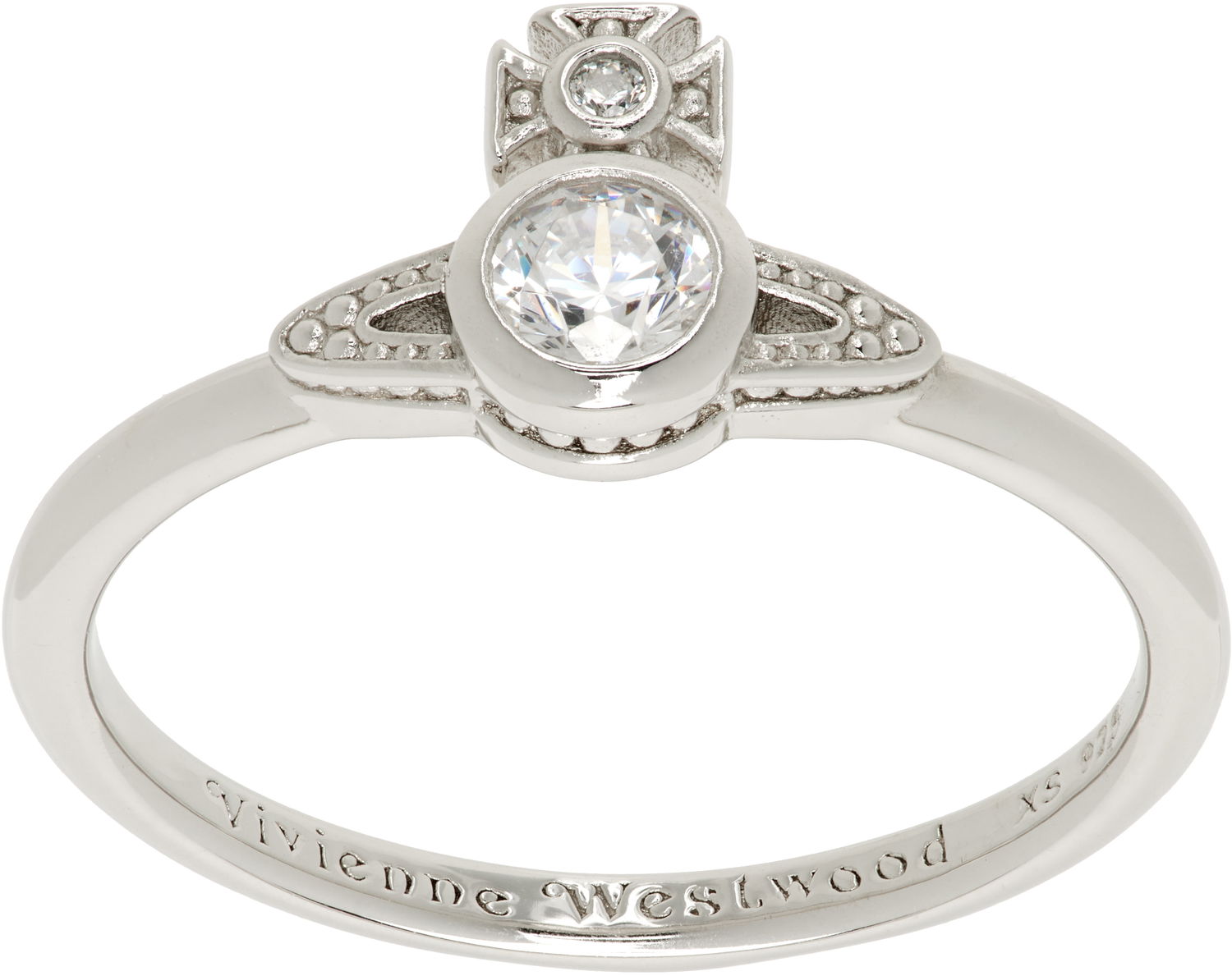 Prsteň Vivienne Westwood Orb Crystal Ring Metalická | 64040100-01P102-SM, 1