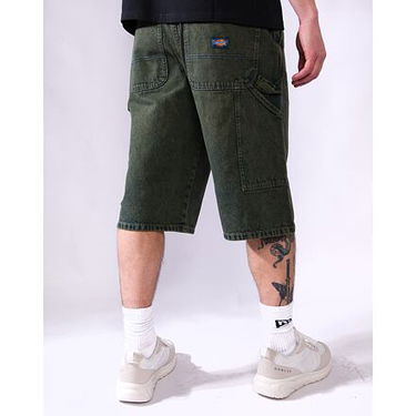 Šortky Dickies Dickies Loose Fit Denim Painter Shorts Size 31 Zelené | DK0A4ZASK571, 3