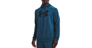 Mikina Under Armour Hoodie Armour Fleece Big Logo Modrá | 1373352-437, 1