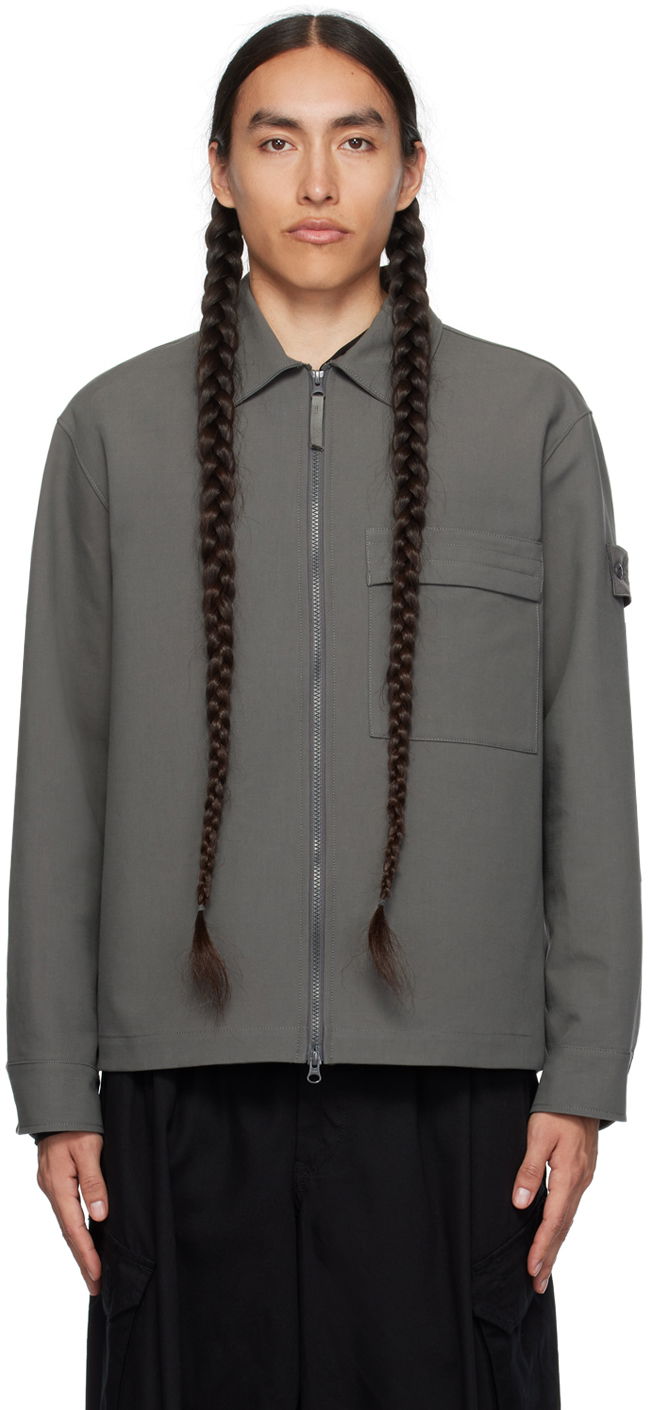 Bunda Stone Island Spread Collar Šedá | 7915115F2, 0
