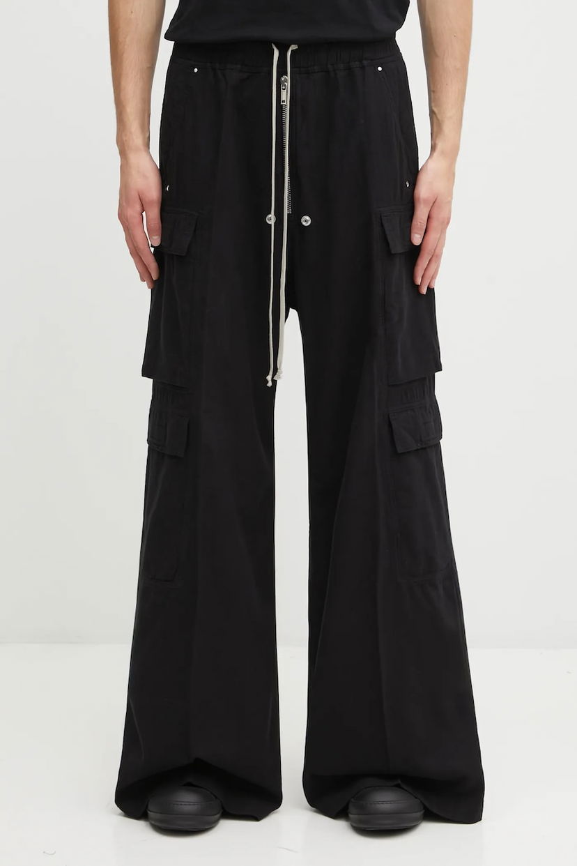 Cargo nohavice Rick Owens Rick Owens DRKSHDW Double Cargo Jumbo Belas Cargo Pants Čierna | DU02E7398.CFL