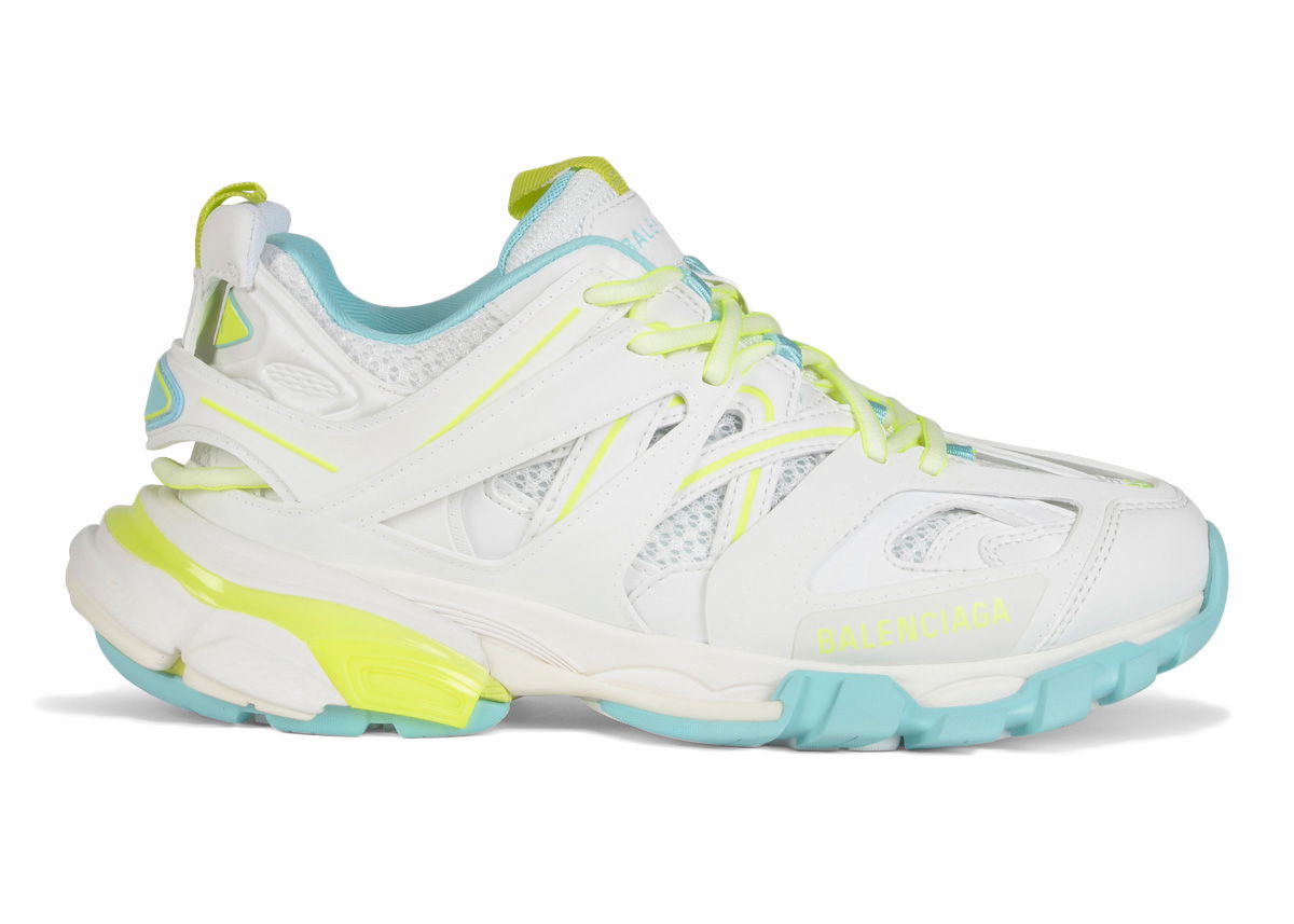 Tenisky a topánky Balenciaga Track White Fluorescent Yellow Turquoise W Biela | 542436W3AC69704, 0