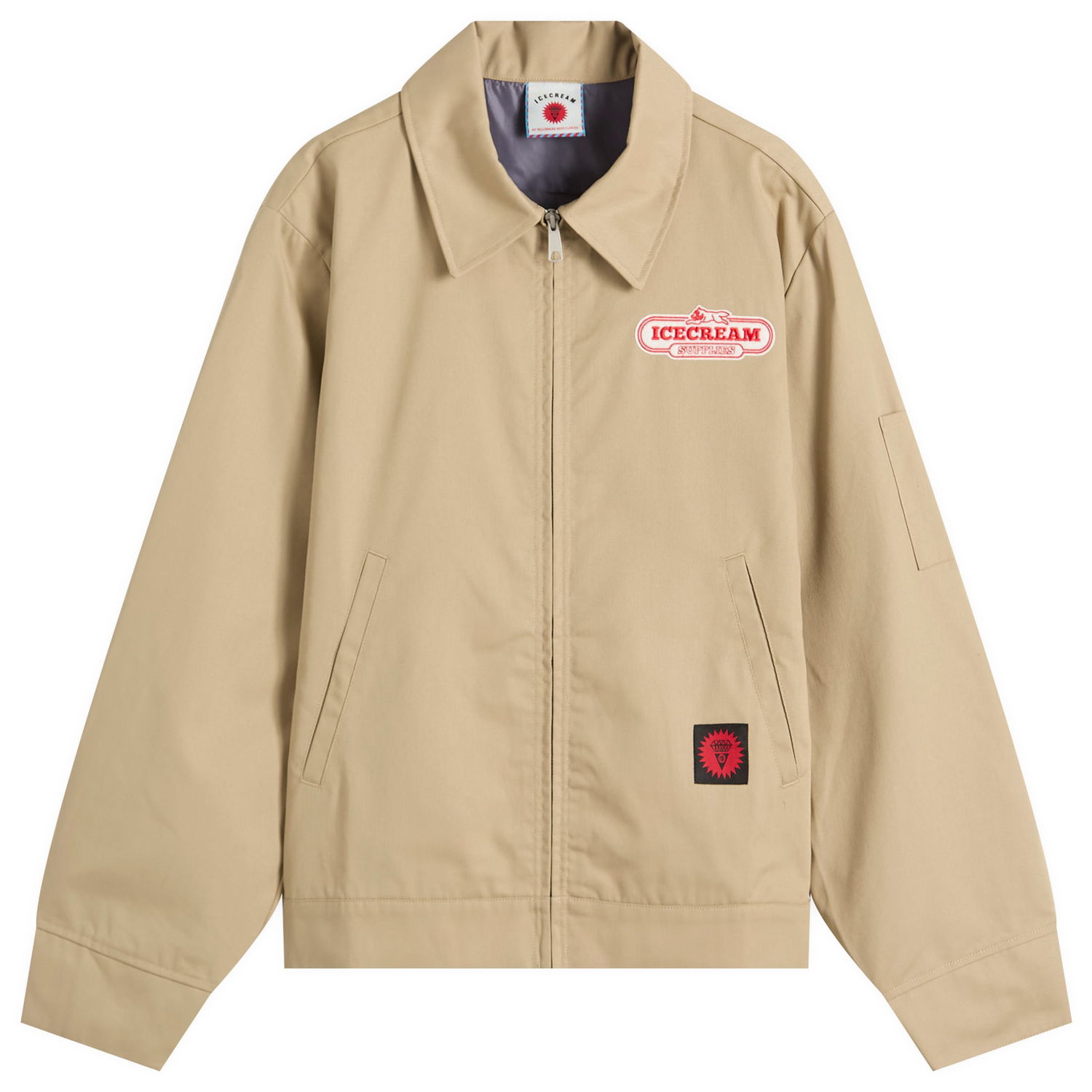 Bunda BBC IceCream IC Supplies Work Jacket, Size Large Béžová | IC25305-BRN, 1