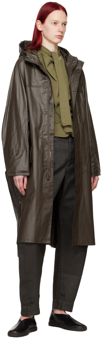 LEMAIRE Hooded Long Raincoat