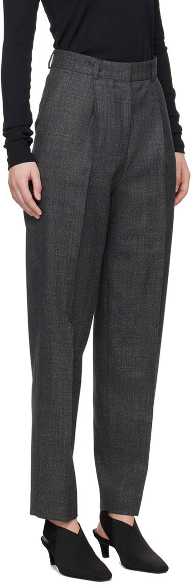 Nohavice TOTEME TOTEME Single-Pleat Trousers Šedá | 242-WRB1625-FB0110, 1