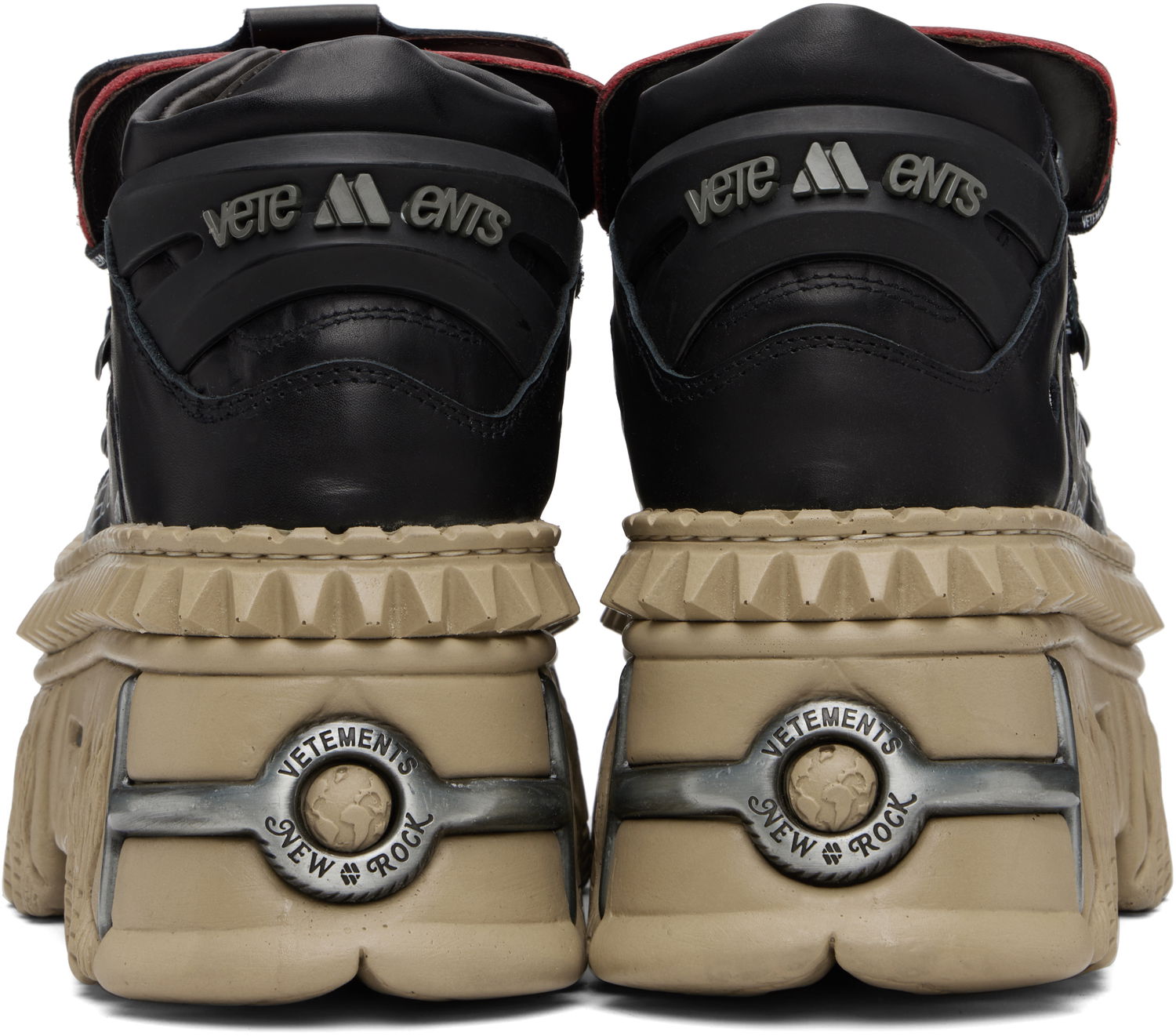 Tenisky a topánky VETEMENTS New Rock Edition Platform Sneakers Červená | UA65SN100L, 1