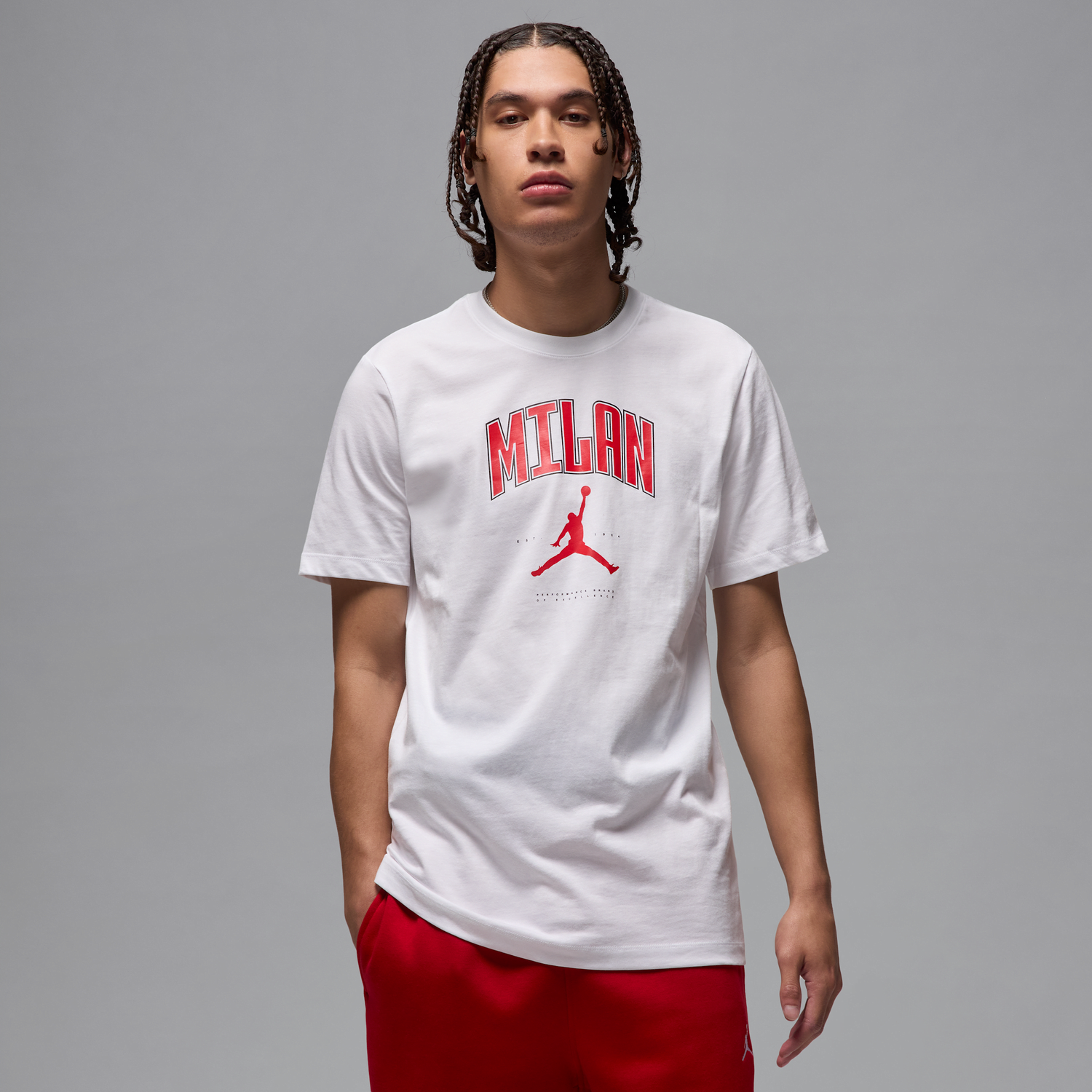 Tričko Jordan Jordan Milan T-Shirt Biela | HQ0402-100, 0