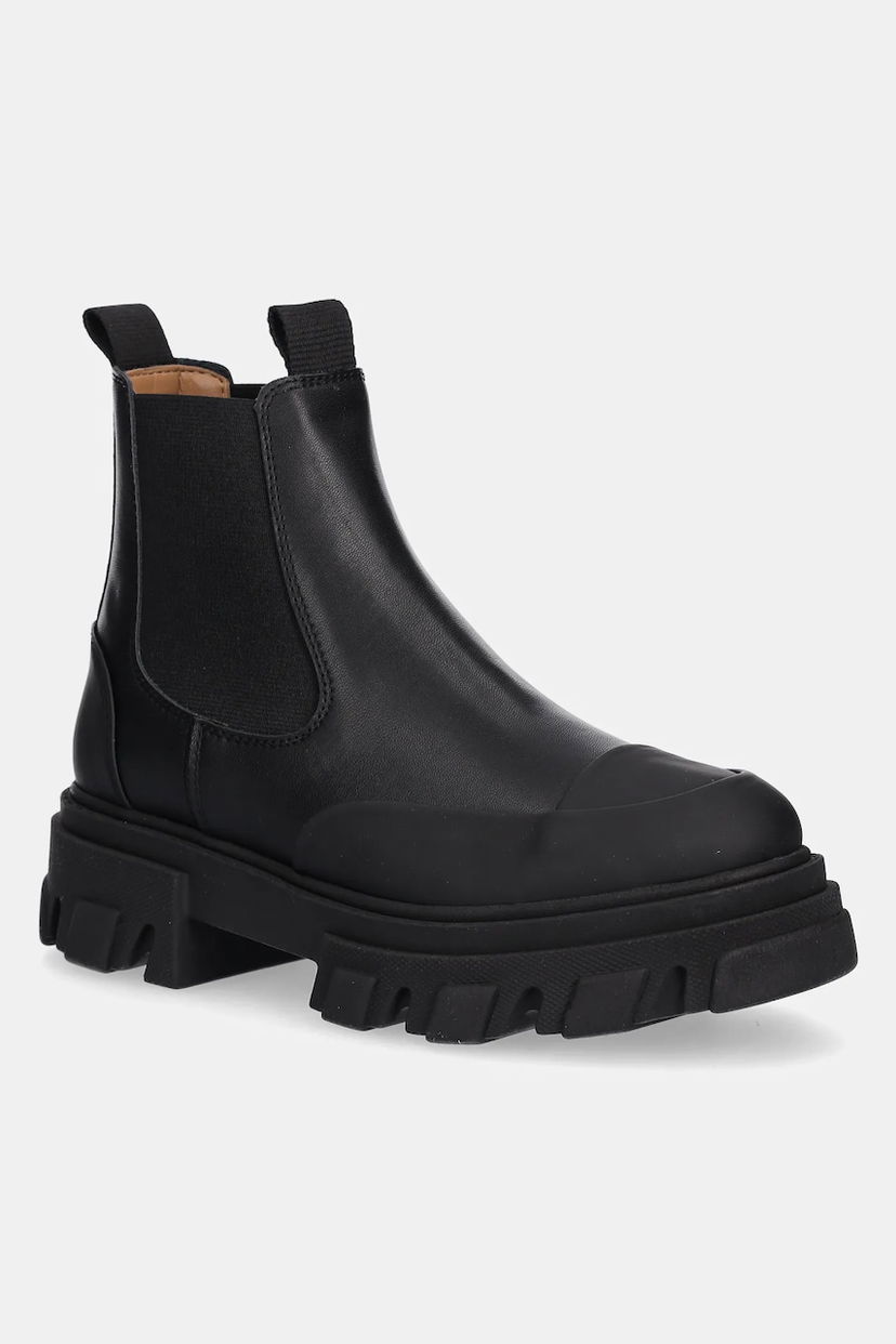Tenisky a topánky GANNI GANNI Cleated Low Chelsea Boots Čierna | S3237
